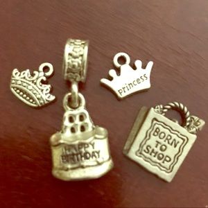 Happy Birthday charm set (4) bundle me!
